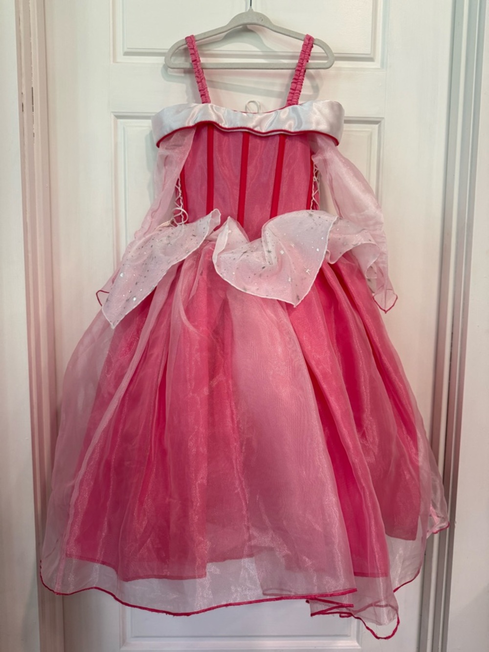 Disney Aurora Sleeping Beauty Dress Pink Princess Costume Girls Size 4